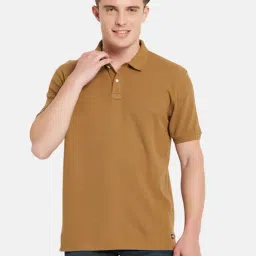Octave Brown Regular Fit Polo T-Shirt-picture-22