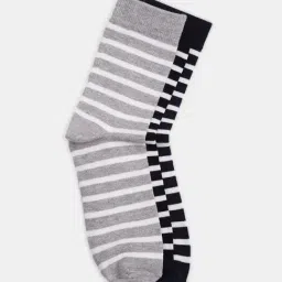Byford by Pantaloons Multicolored Striped Socks - Pack of 3 image 2