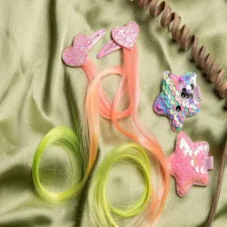 Jewelz Whimsical Heart & Star Clips for Kids ¿ Pack of 3-image-80