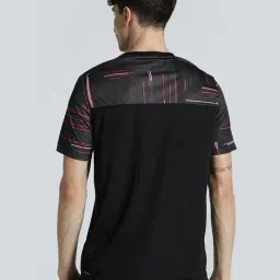 Puma Black Regular Fit Printed Sports T-Shirt image 2