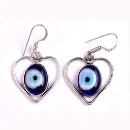 AAR Jewels Silver-Plated Brass Quartz Drop Earrings image 4