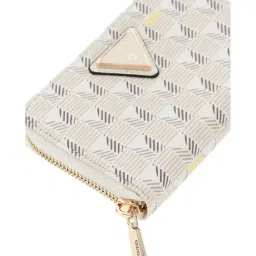 Guess Stone G Wave Logo Zip Around Wallet image 5