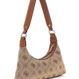 Guess Latte Neda Logo Hobo Bag image 3