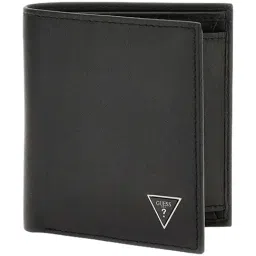 GUESS Black Leather Bi-Fold Wallet-image-52