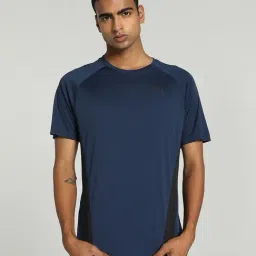 Puma Blue Slim Fit Sports T-Shirt-image-76