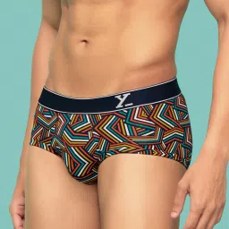 XYXX Multicolor Printed Cotton Briefs image 3