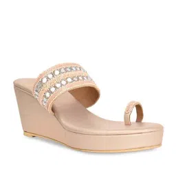 Rocia by Regal Women's Rose Gold Toe Ring Wedges-picture-25
