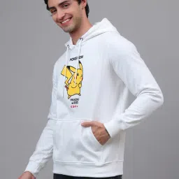 Free Authority Pokemon Printed Regular Fit Hoodie For Men image 3