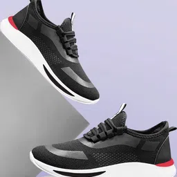 Free Kicks Men Multicoloured Mesh Marking Running Sports Shoes image 3