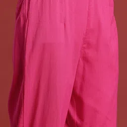 Anouk Bandhani Printed Kurta With Trousers & Dupatta image 3