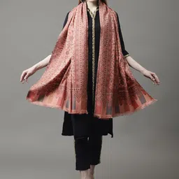 WEAVERS VILLA Women Floral Printed Shawl-image-29