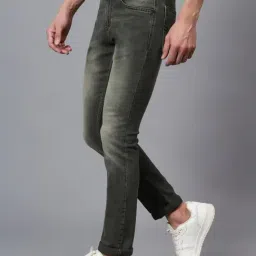 Cantabil Olive Green Regular Fit Jeans image 3