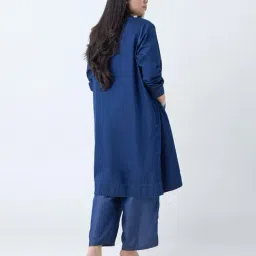 Gia by Westside Dark Blue Denim Shrug image 2