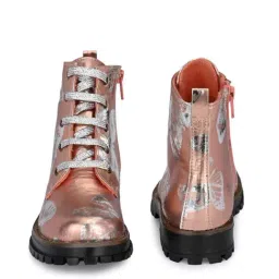 Carlo Romano Kids Pink Derby Boots image 5
