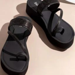 Inc.5 Women's Black Toe Ring Sandals-picture-38