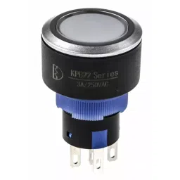 RS PRO Illuminated Push Button Switch Momentary 22.2 mm SPDT Yellow LED 250 V AC, 1758295 image 3