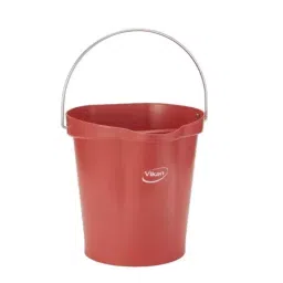 VIKAN Bucket 12 L Polypropylene Red with Handle, 56944-picture-15