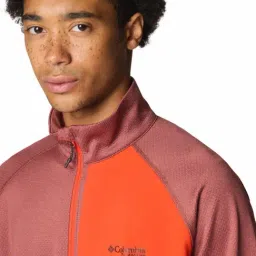 Columbia Pink Regular Fit Colour Block Sports Jacket image 5