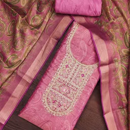 KALINI Printed Unstitched Dress Material-picture-22