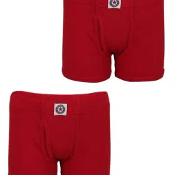 Jockey Kids Red Solid Trunk (Pack Of 2)-picture-22