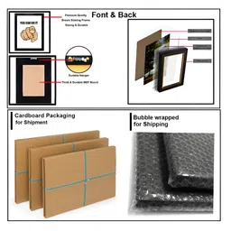 Hawai Black & Multicoloured 1 Pieces Wood Wall Photo Frames image 4