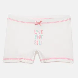 Mackly Pack Of 3 Love Yourself Printed Boxer Briefs - White image 3