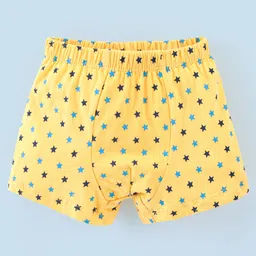 Babyhug 100% Cotton Star Printed Trunk Pack of 5 - Multicolour image 2