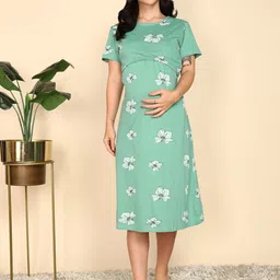Moms Ever Printed Nightdress-image-14