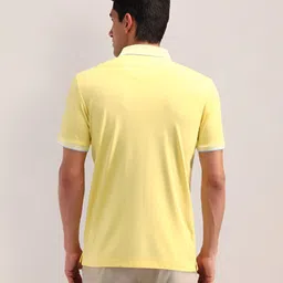U.S. Polo Assn. Men Solid Polo Collar Slim Fit T-shirt image 5