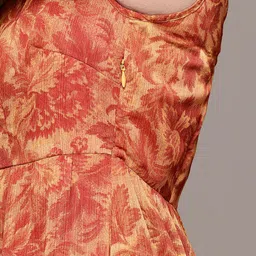 aarke Ritu Kumar Lavish Loom Floral Print Chiffon Fit & Flare Maxi Dress image 4