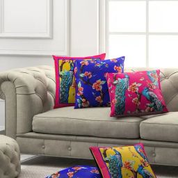 SEJ by Nisha Gupta Multicolor Cushion Covers - Set of 5-picture-11