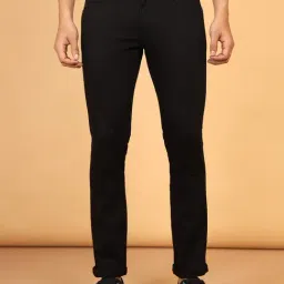 Wrangler Skanders Black Slim Fit Low Rise Jeans-image-56