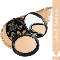 LoveChild Masaba Skip Everything 4 in 1 Mattifying Compact Lonely Lioness - 9 gm image 2