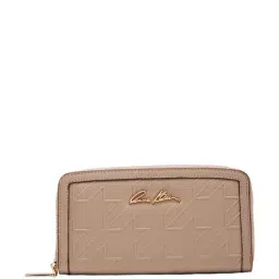 Anne Klein Beige Textured Zip Around Wallet For Women-image-72