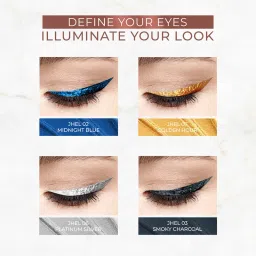 Just Herbs Herb Enriched Waterproof Eyeliner Kit - Metallic Must Haves image 3