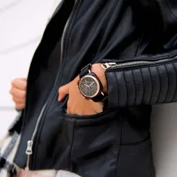 BRISTON 14140.PRA.T.1.NB Clubmaster Classic Unisex Chronograph Watch image 2