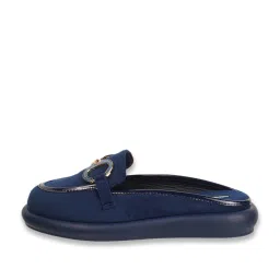 Catwalk Women's Navy Mule Shoes image 3