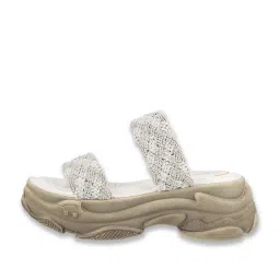 Catwalk Women's Silver Casual Wedges image 3