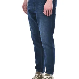Numero Uno Dark Blue Tapered Fit Jeans image 3