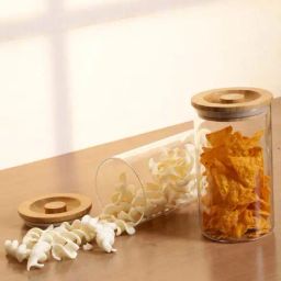 Goodhomes Transparent Glass Storage Jars (950 ml) - Set of 4-picture-28