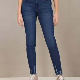 U.S. Polo Assn. Dark Blue Skinny Fit Mid Rise Jeans-picture-41