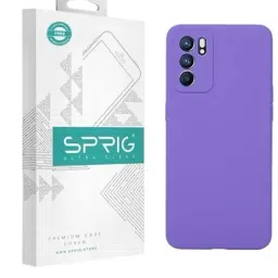 Sprig Liquid Silicone Back Cover for OPPO RENO 6 5G (Purple)-picture-38