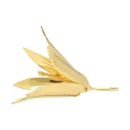 Sri Jagdamba Pearls 800 Silver Gold Plated Lilly Flower - 5 gm image 2