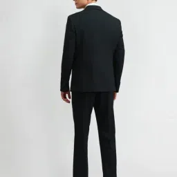 Arrow Green Slim Fit Texture Three Piece Suit image 2