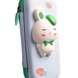 YK Self Design 3D Cat & Rabbit Squishy Fam Pencil Case-image-17