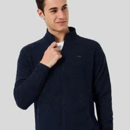 Park Avenue Blue Slim Fit Sweatshirt-picture-17