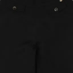 Allen Solly Kids Black Cotton Regular Fit Trouser image 3