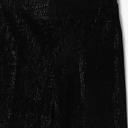 GAP Girls Black Shimmer Bootcut Pants image 3