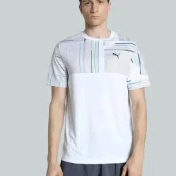 Puma White Regular Fit Printed Sports T-Shirt-image-41