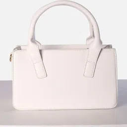 Allen Solly Pink Solid Medium Handbag image 3